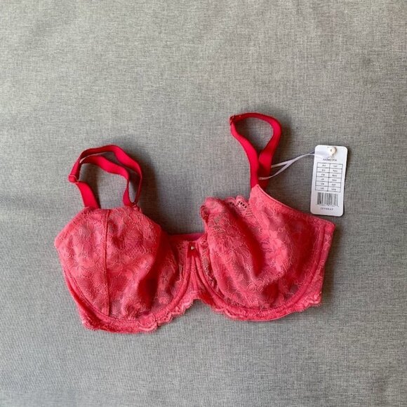 Freya Women's Offbeat Side Support Underwire Bra, 32G Pink - Picture 2 of 8